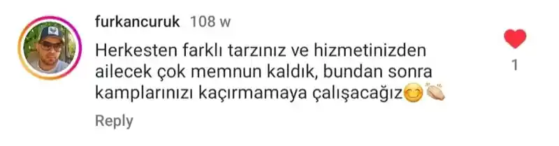 Katılımcı yorumu